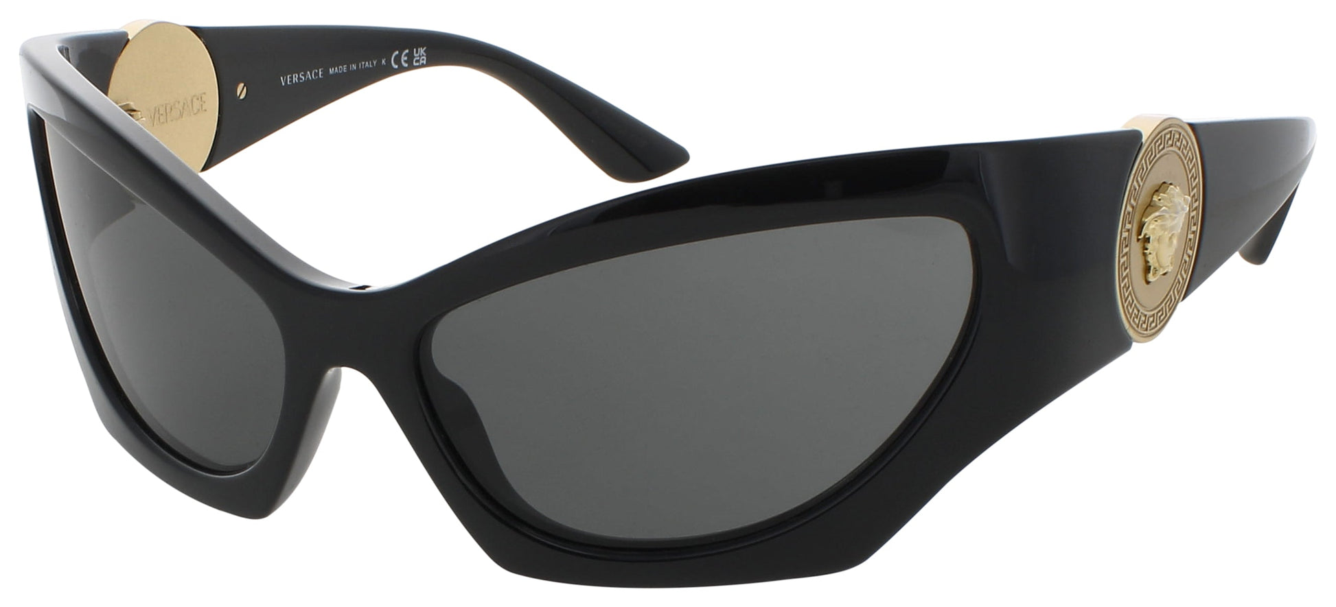 VERSACE 0VE4450 Frame BLACK Lens DARK GREY