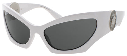 VERSACE 0VE4450 Frame WHITE Lens DARK GREY