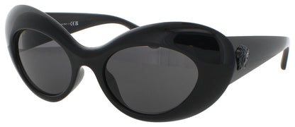 VERSACE 0VE4456U Frame BLACK Lens DARK GREY