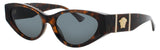 VERSACE 0VE4454 Frame HAVANA Lens SMOKE