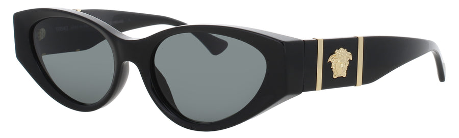 VERSACE 0VE4454 Frame BLACK Lens SMOKE