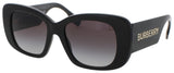 BURBERRY 0BE4410 Frame BLACK Lens GREY GRADIENT