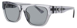 VERSACE 0VE4457F Frame TRANSPARENT GREY Lens SMOKE