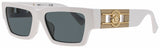 VERSACE 0VE4459F Frame GOLD/BLACK Lens DARK GREY