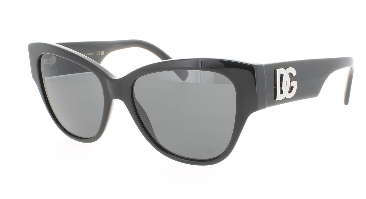 DOLCE & GABBANA 0DG4449 Frame BLACK Lens DARK GREY