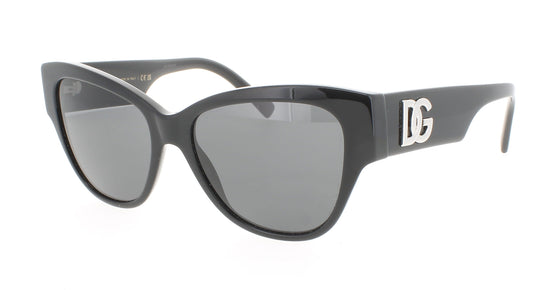 DOLCE & GABBANA 0DG4449 Frame BLACK Lens DARK GREY
