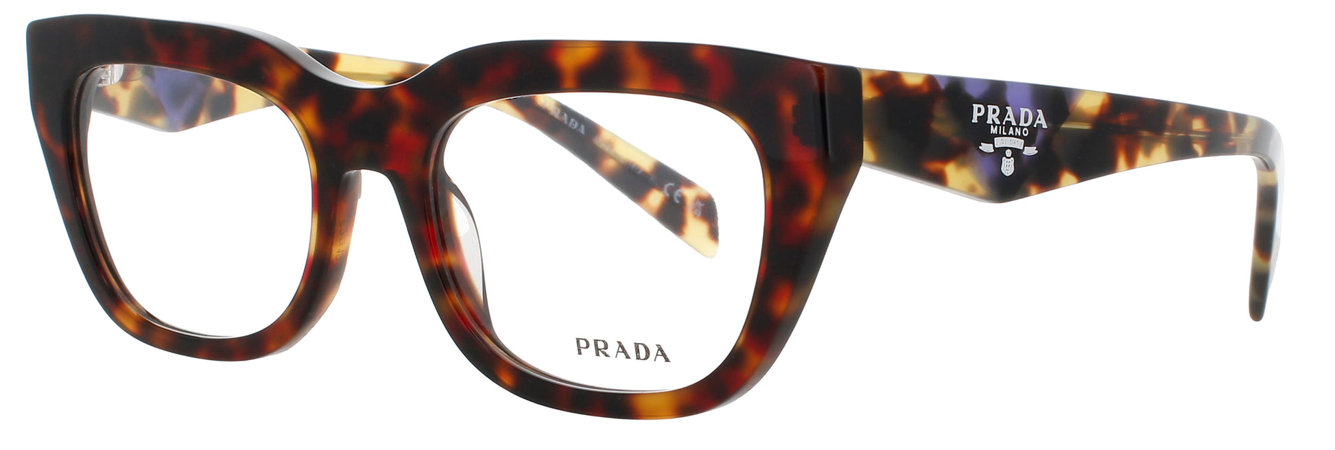 PRADA PR A06V Frame HAVANA Lens DEMO