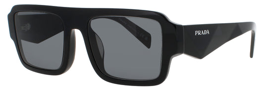 PRADA A05SF Frame SHINY BLACK Lens GREY TINT
