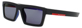 PRADA PS 02ZSU Frame MATTE BLACK Lens BLUE VIOLET MIRROR