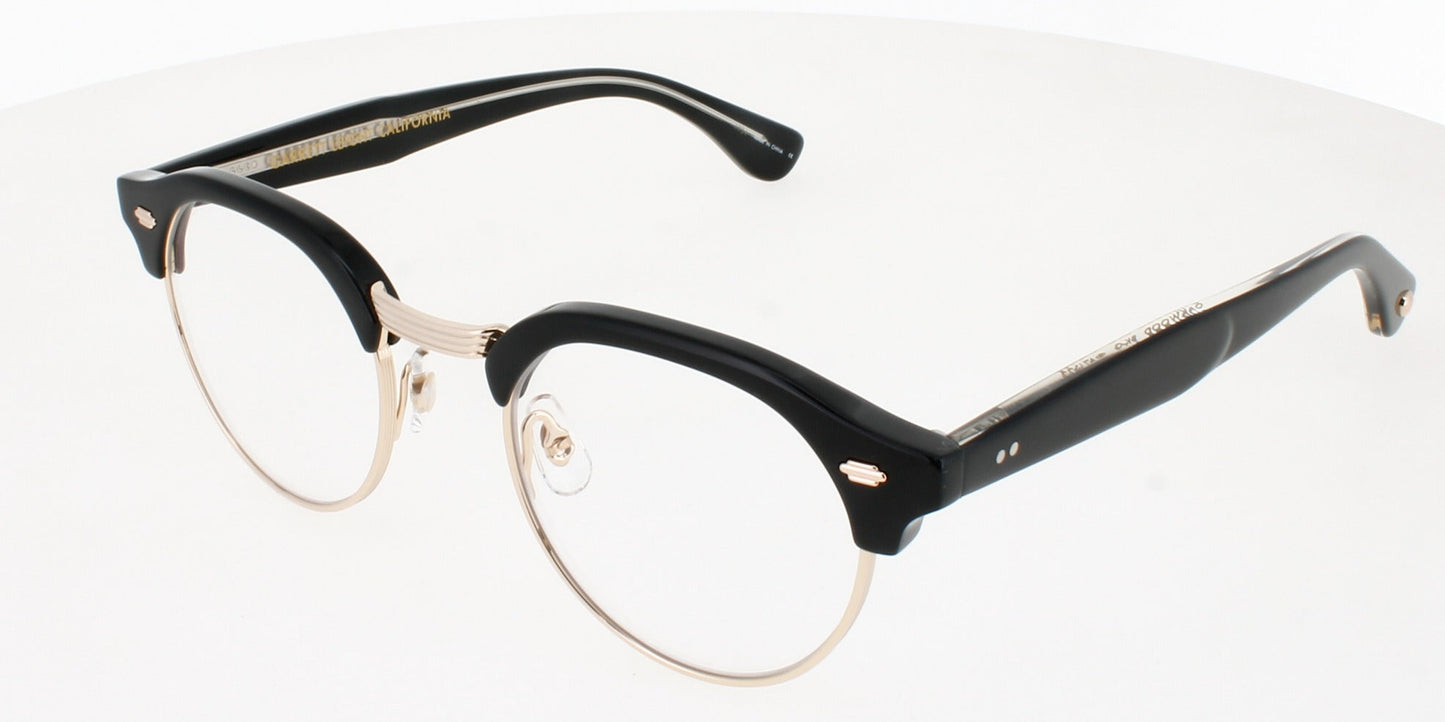 GARRETT LEIGHT OAKWOOD Frame BLACK-GOLD Lens DEMO