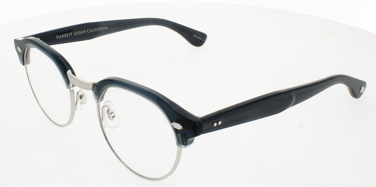 GARRETT LEIGHT OAKWOOD Frame NAVY-SILVER Lens DEMO