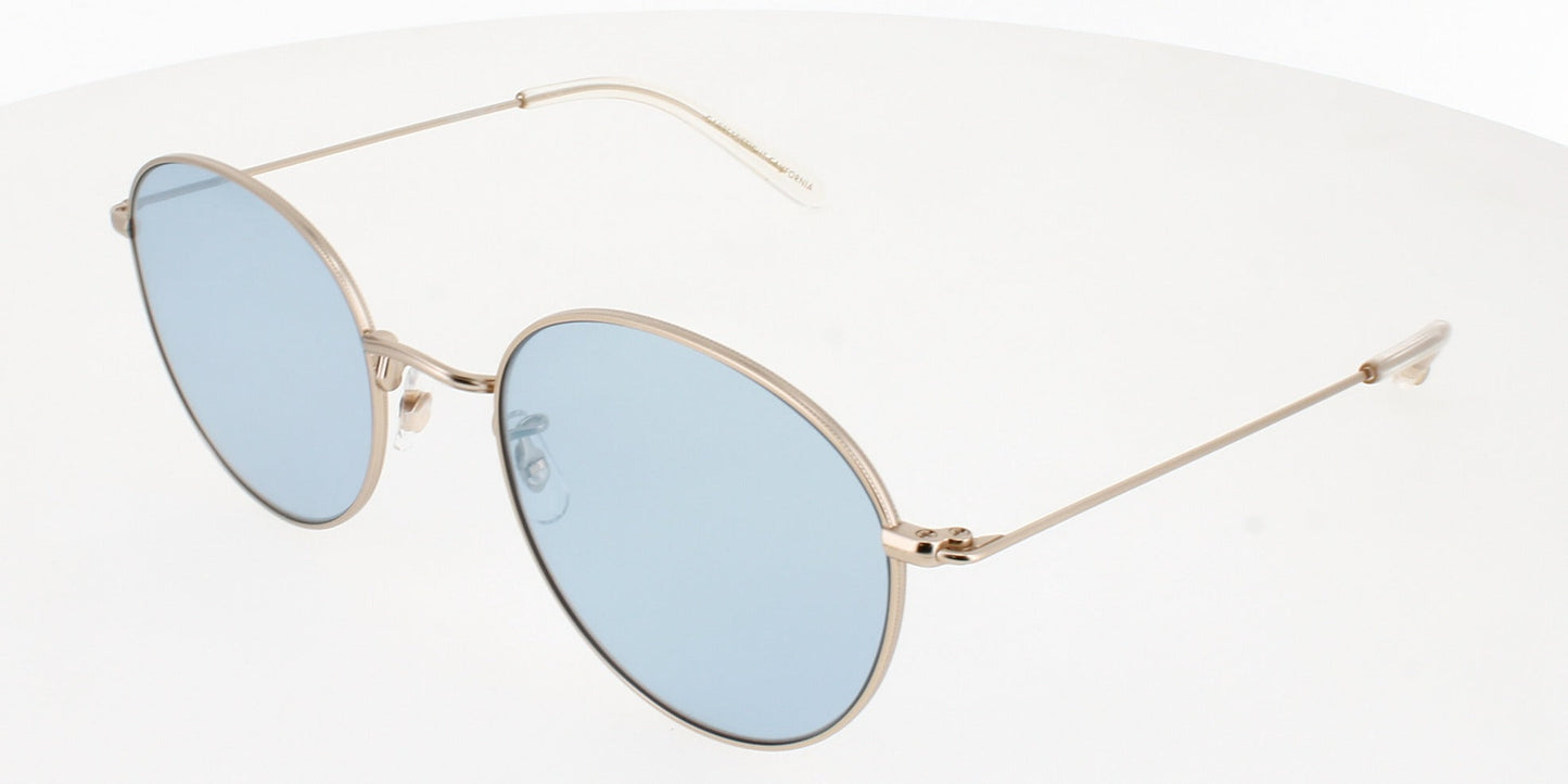 GARRETT LEIGHT PALOMA Frame GOLD-PROSECCO Lens SEMI-FLAT SKY LAYERED MIRROR