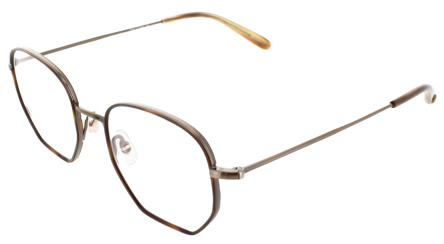 GARRETT LEIGHT WODLAWN 3062-47-BIO Frame BIO MARIGOLD TORTOISE-BRUSHED GOLD-BLONDE TORTOISE Lens DEMO