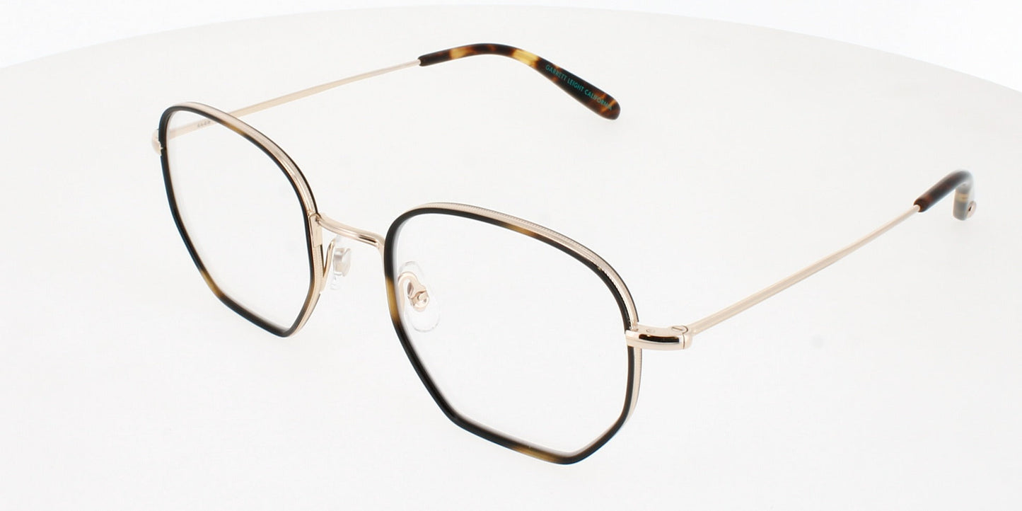 GARRETT LEIGHT WODLAWN 3062-47-BIO Frame BIO TIGER EYE-GOLD-SPOTTED TORTOISE Lens DEMO