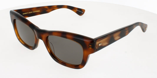 GARRETT LEIGHT WOZ Frame SPOTTED BROWN SHELL Lens GREY