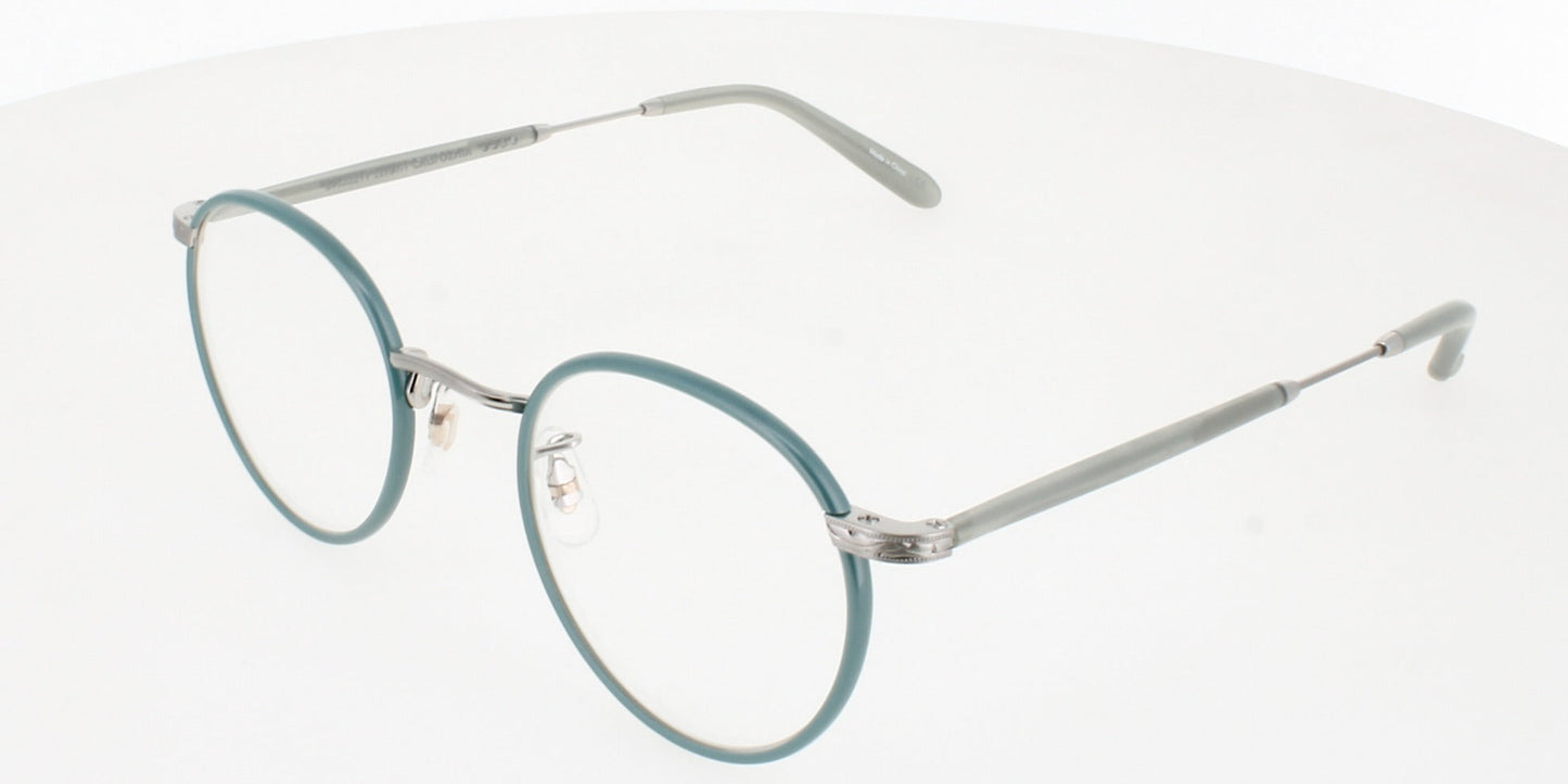 GARRETT LEIGHT WILSON Frame SAGE PEARL-BRUSHED SILVER-SEAFOAM Lens DEMO