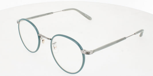 GARRETT LEIGHT WILSON Frame SAGE PEARL-BRUSHED SILVER-SEAFOAM Lens DEMO