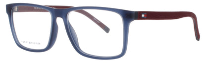 TOMMY HILFIGER TH 1948 Frame MATTE BLUE BURGUNDY Lens DEMO
