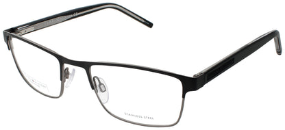 TOMMY HILFIGER TH 1944 Frame MATTE BLACK DARK RUTHENIUM Lens DEMO