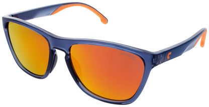 CARRERA 8058/S Frame BLUE Lens ORANGE MIRROR