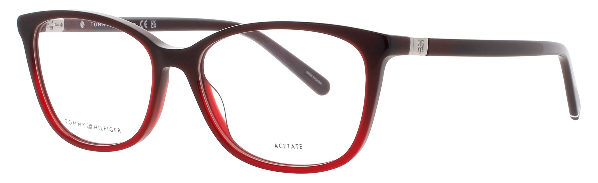 TOMMY HILFIGER TH 1965 Frame BURGUNDY RED Lens DEMO