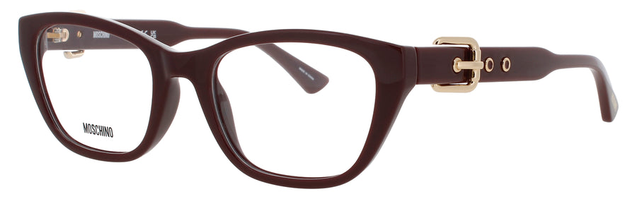 MOSCHINO MOS608 Frame BURGUNDY Lens DEMO