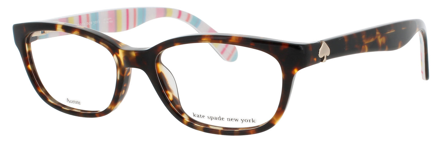 KATE SPADE BRYLIE Frame DARK HAVANA Lens DEMO