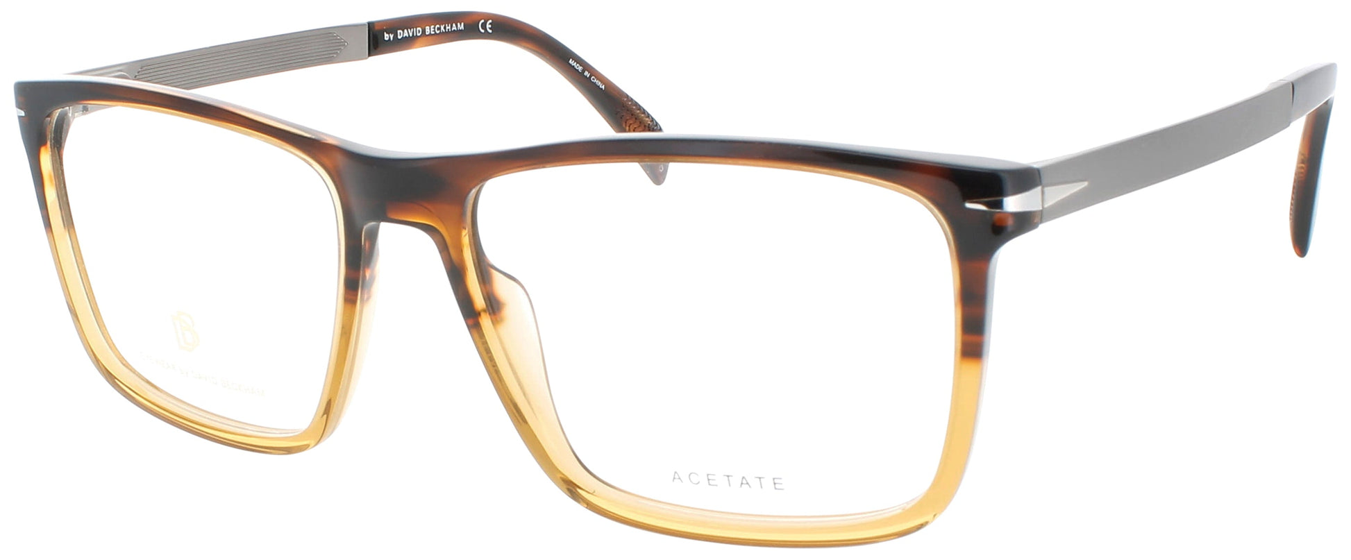 DAVID BECKHAM DB 1094 Frame STRIPED BROWN RUTHENIUM Lens DEMO