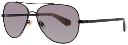 KATE SPADE AVALINE2/S Frame BLACK/BROWN Lens POLARIZED GREY