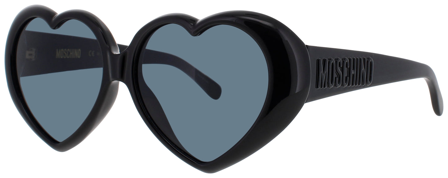 MOSCHINO MOS128/S Frame BLACK Lens GREY