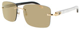 CARTIER CT0030RS Frame GOLD WHITE Lens GREY