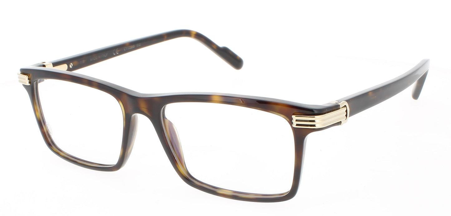 CARTIER CT0222O Frame HAVANA Lens DEMO