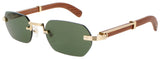 CARTIER CT0362S Frame GOLD BROWN Lens GREEN