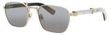 CARTIER CT0363S Frame  GOLD / WHITE HORN Lens BRONZE MIRROR