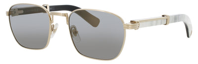 CARTIER CT0363S Frame  GOLD / WHITE HORN Lens BRONZE MIRROR
