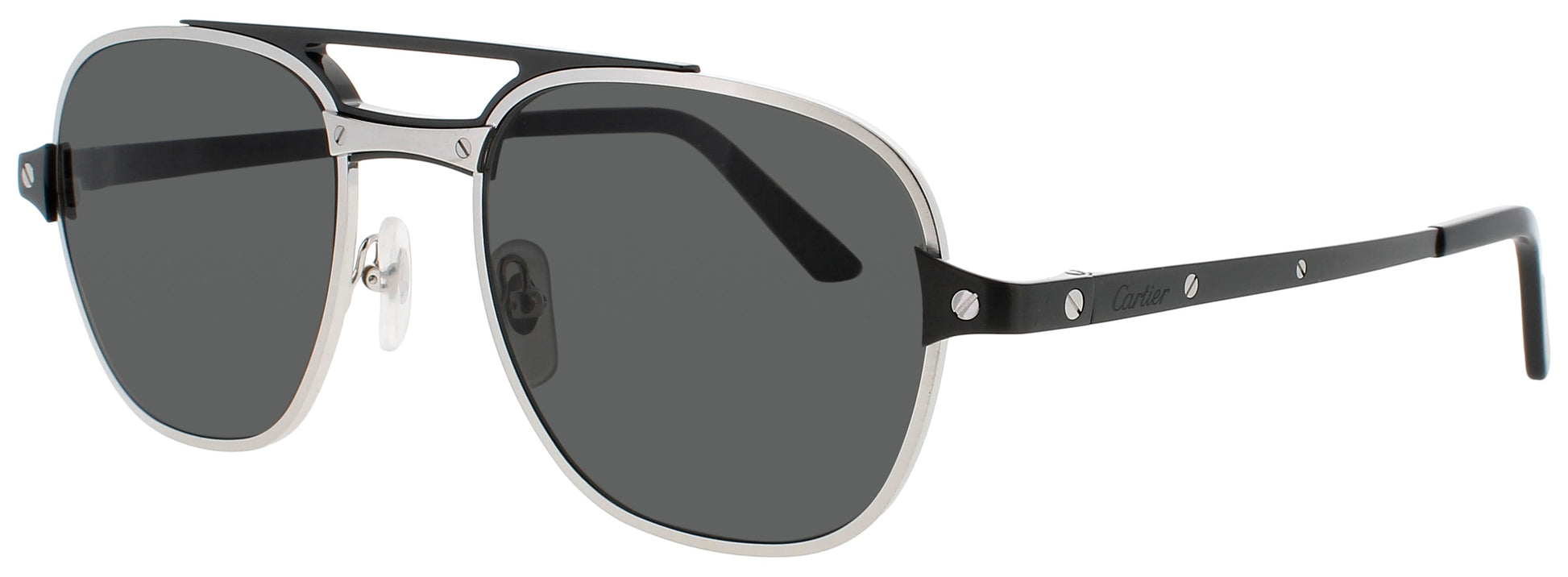 CARTIER CT0477S Frame BLACK Lens SMOKE POLARIZED