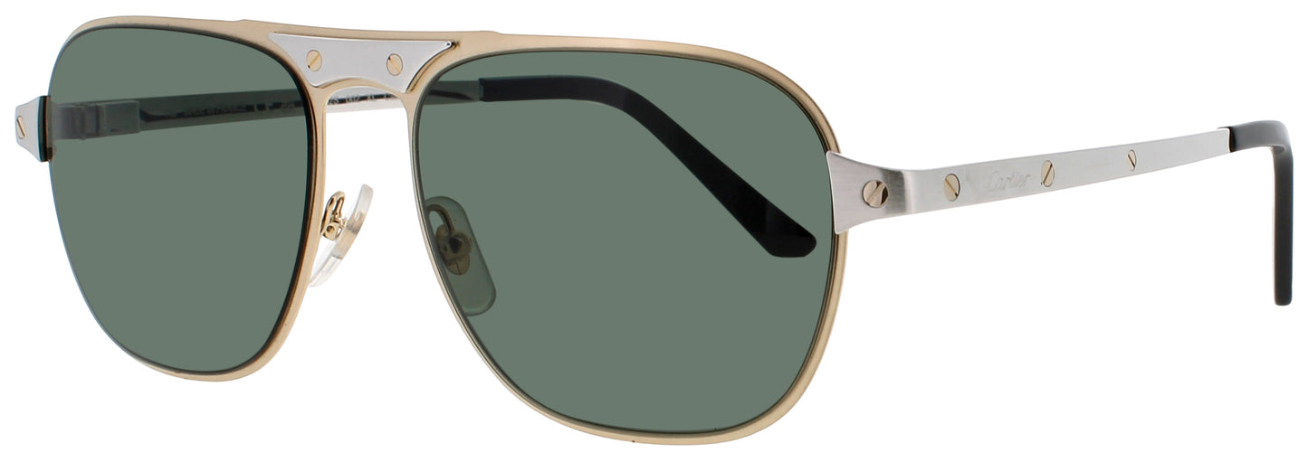CARTIER CT0532S Frame GOLD Lens GREEN 