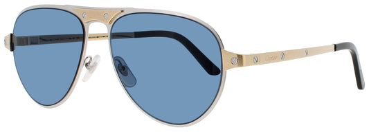 CARTIER CT0533S Frame SILVER Lens BLUE