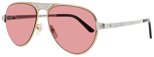 CARTIER CT0533S Frame GOLD Lens RED