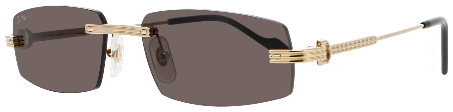 CARTIER CT0535S Frame GOLD Lens GREY 