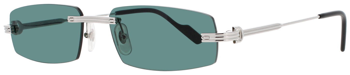 CARTIER CT0535S Frame SILVER Lens GREEN 