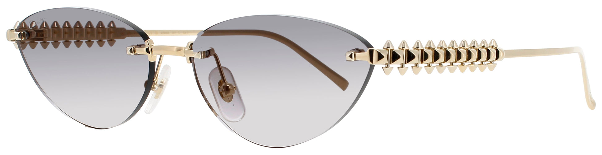 CARTIER CT0543S Frame GOLD Lens GREY 