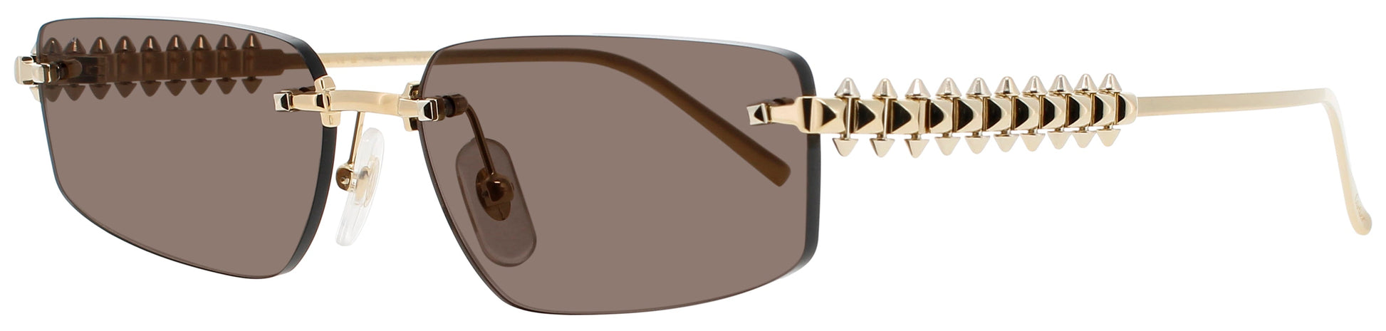 CARTIER CT0544S Frame GOLD Lens SMOKE 