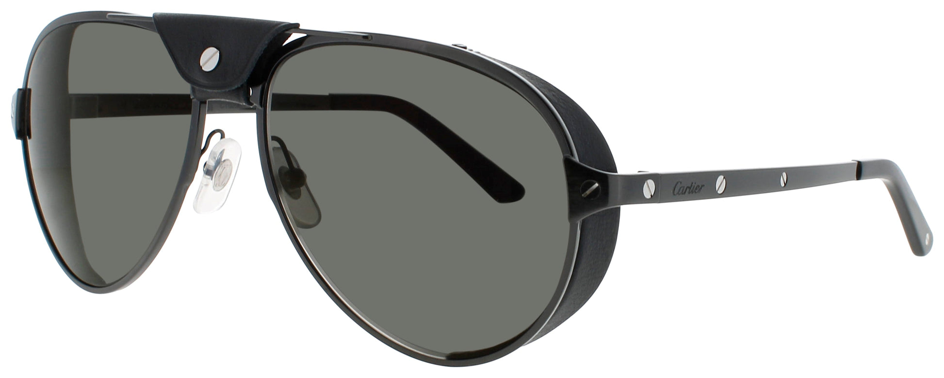 CARTIER CT0296S Frame BLACK Lens SMOKE POLARIZED