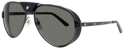CARTIER CT0296S Frame BLACK Lens SMOKE POLARIZED