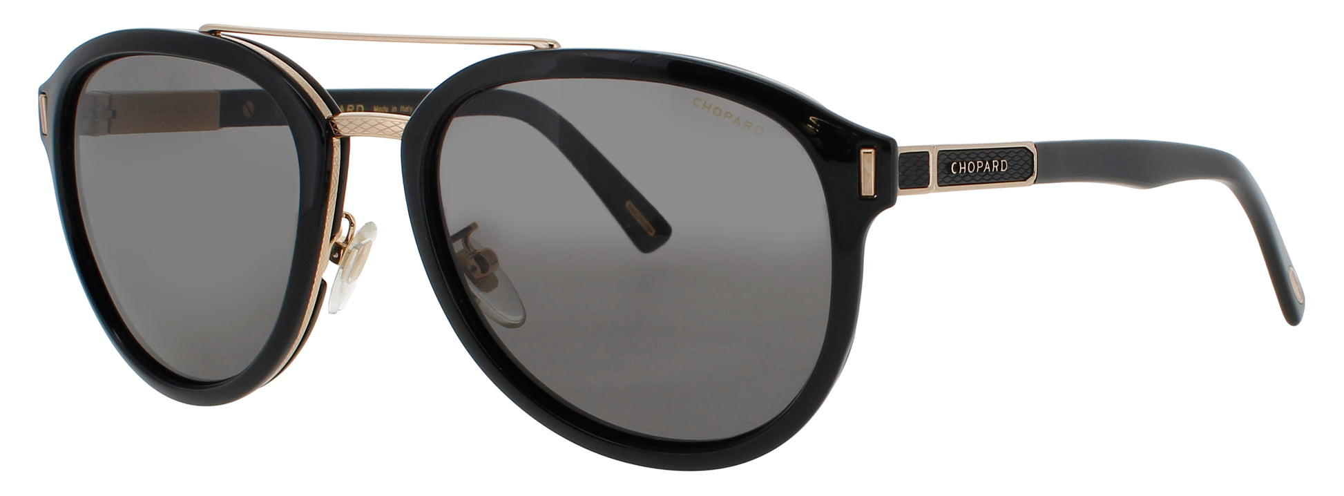 CHOPARD SCHB85 Frame BLACK/GOLD Lens BLACK