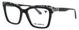 KARL LAGERFELD KL6130 Frame BLACK/MARBLE Lens DEMO