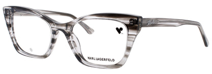 KARL LAGERFELD KL6134 Frame STRIPED GREY Lens DEMO