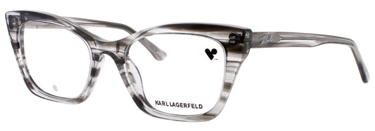 KARL LAGERFELD KL6134 Frame STRIPED GREY Lens DEMO