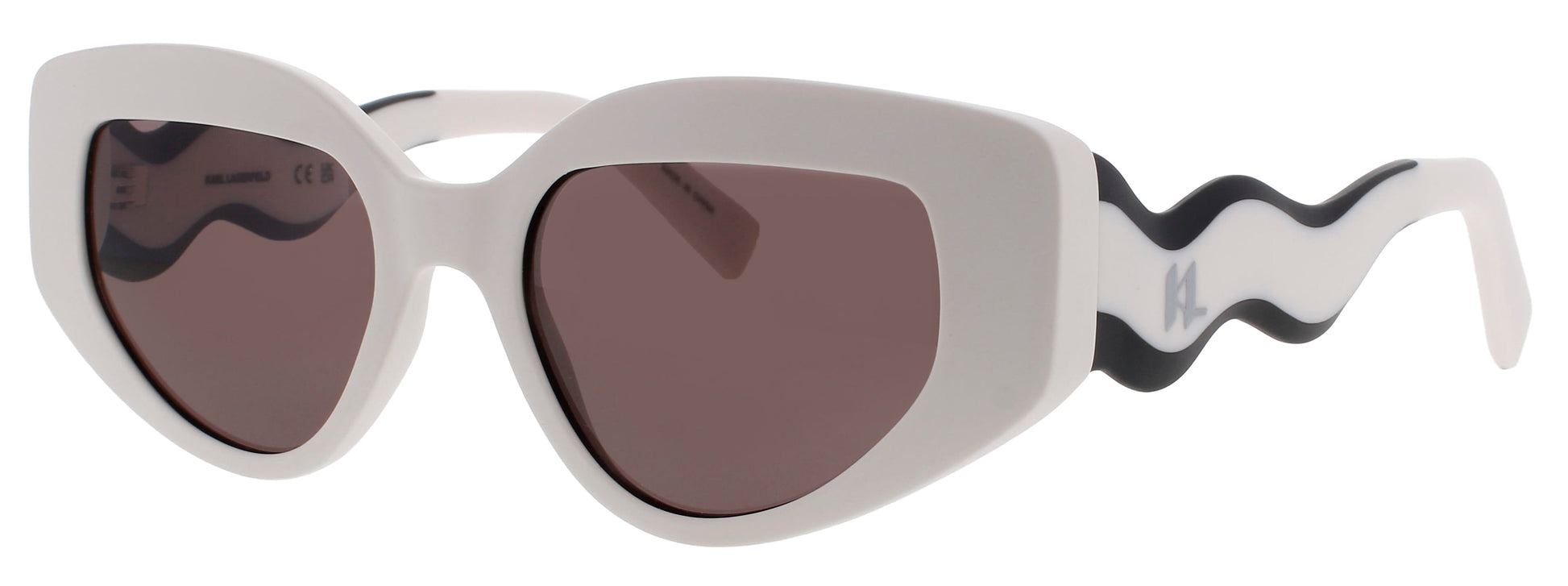 KARL LAGERFELD KL6144S Frame MATTE WHITE Lens GREY